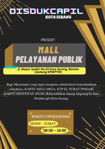 Mall Pelayanan Publik Disdukcapil Kota Serang