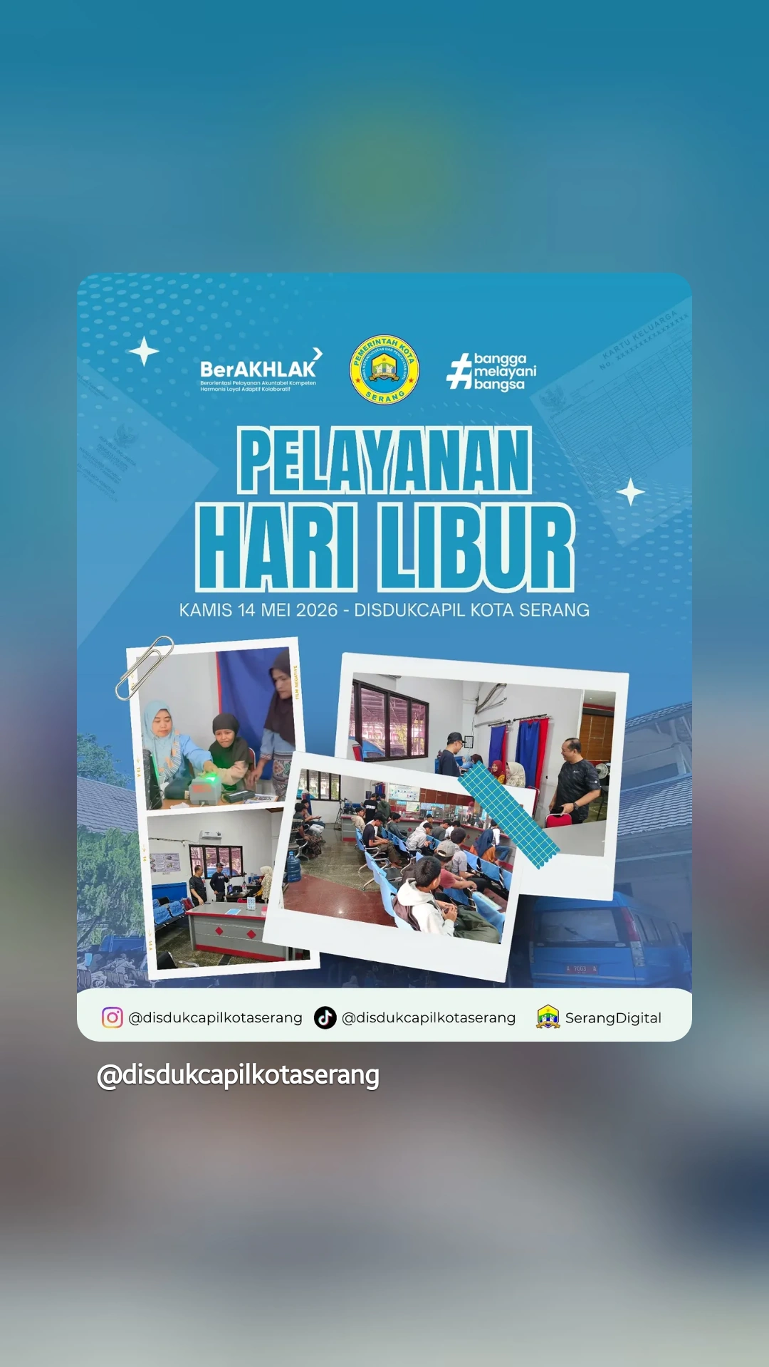 Hari Libur Cuma Rebahan? Gak Berlaku Buat Warga Kota Serang!