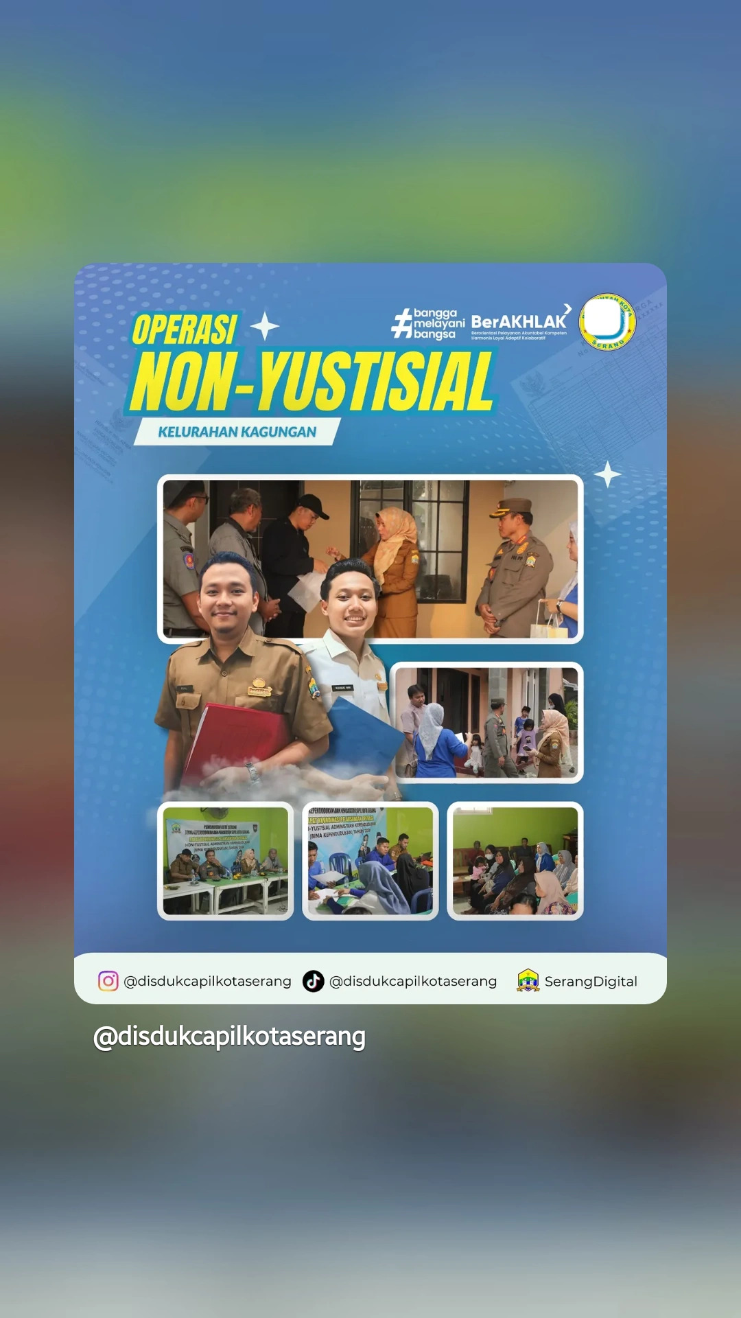 Operasi Non-Yustisial Disdukcapil Kota Serang: Solusi Mudah Perbarui Data Kependudukan Pentingnya Pembaruan KTP dan Manfaat Aplikasi IKD untuk Warga Kelurahan Kagungan