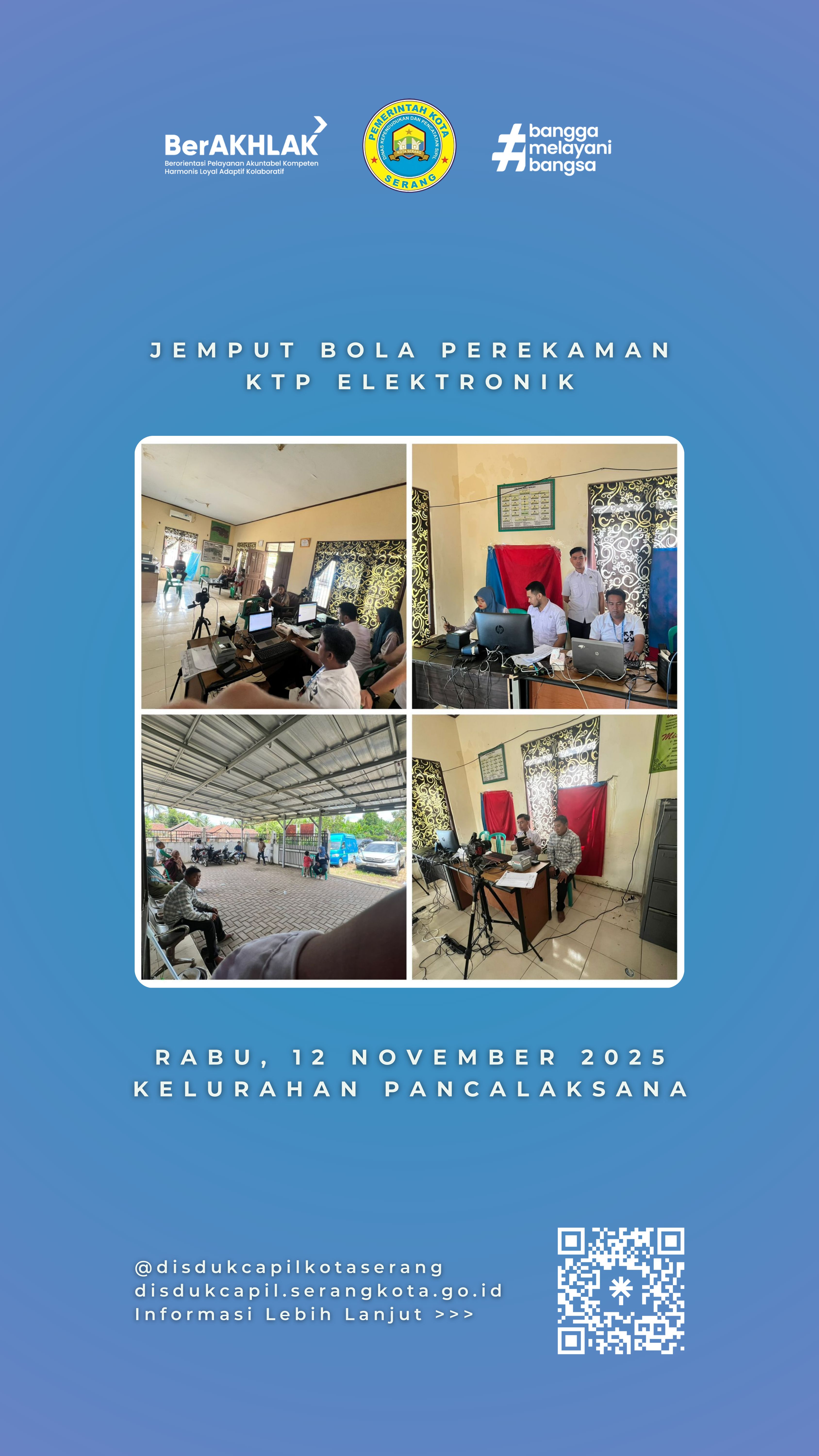 Jemput Bola Pelayanan Perekaman KTP-Elektronik di Kelurahan Pancalaksana
