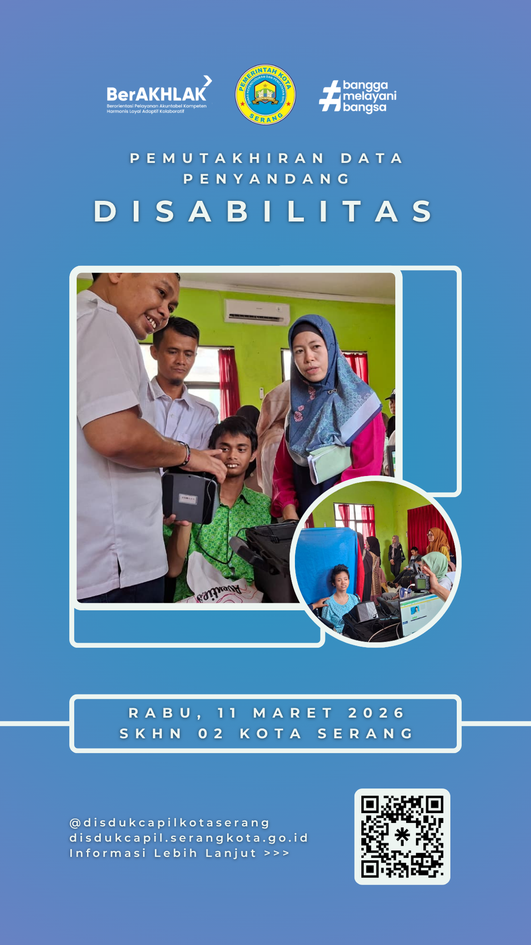 Sinergi Lintas Sektor: Disdukcapil, Dinsos, Dinkes dan Disdik Kota Serang Gelar Layanan Inklusif di SKHN 02 Kota Serang