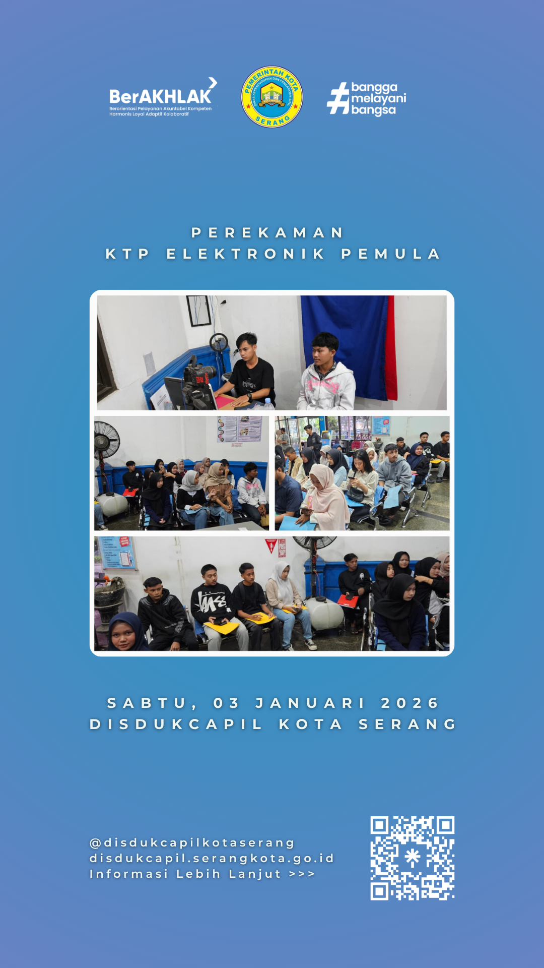 Malam Mingguan Bawa KTP Baru? Intip Serunya Perekaman KTP-el Pemula di Disdukcapil Kota Serang!