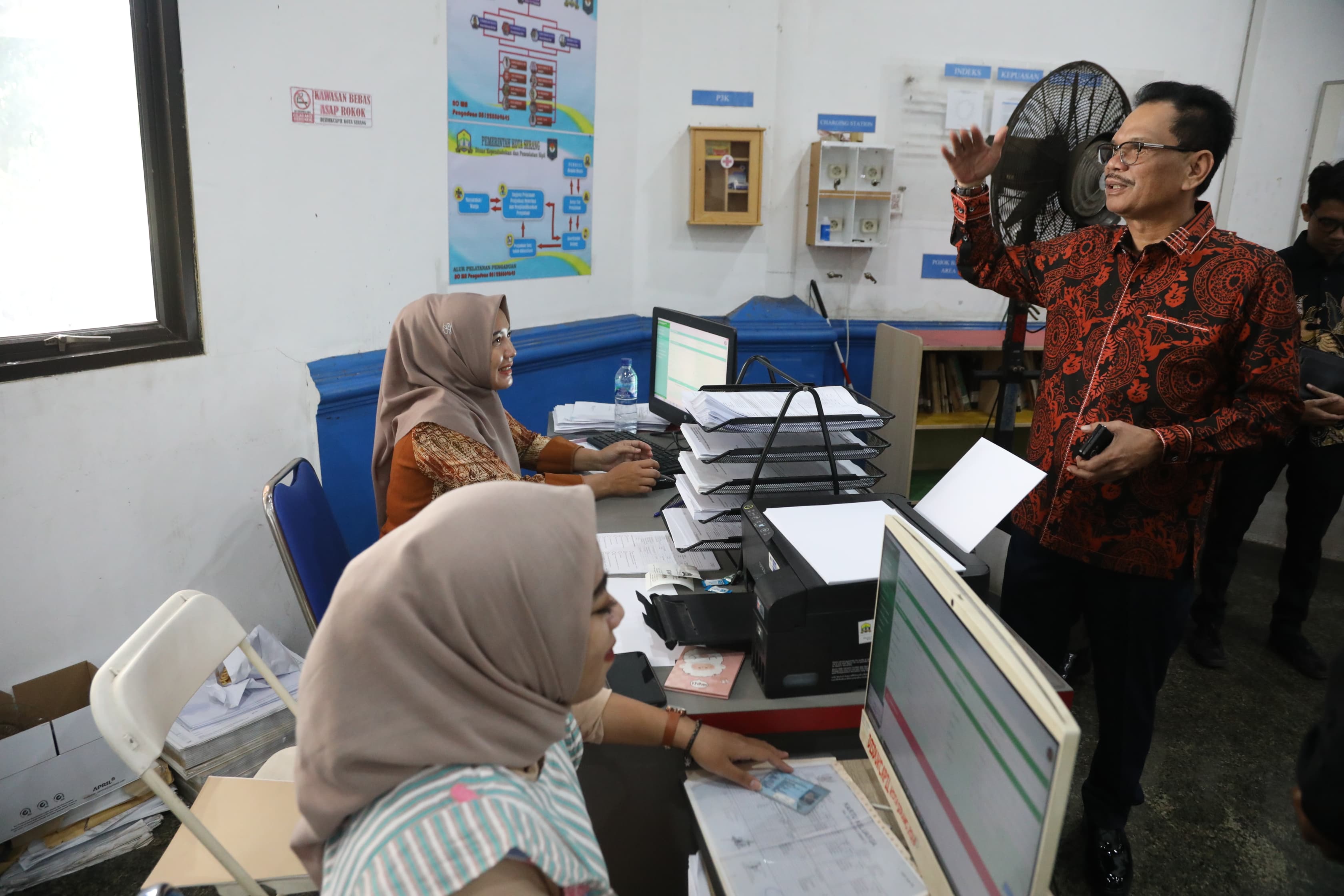 Sidak Pelayanan Publik Pasca Libur Idul Fitri 2025