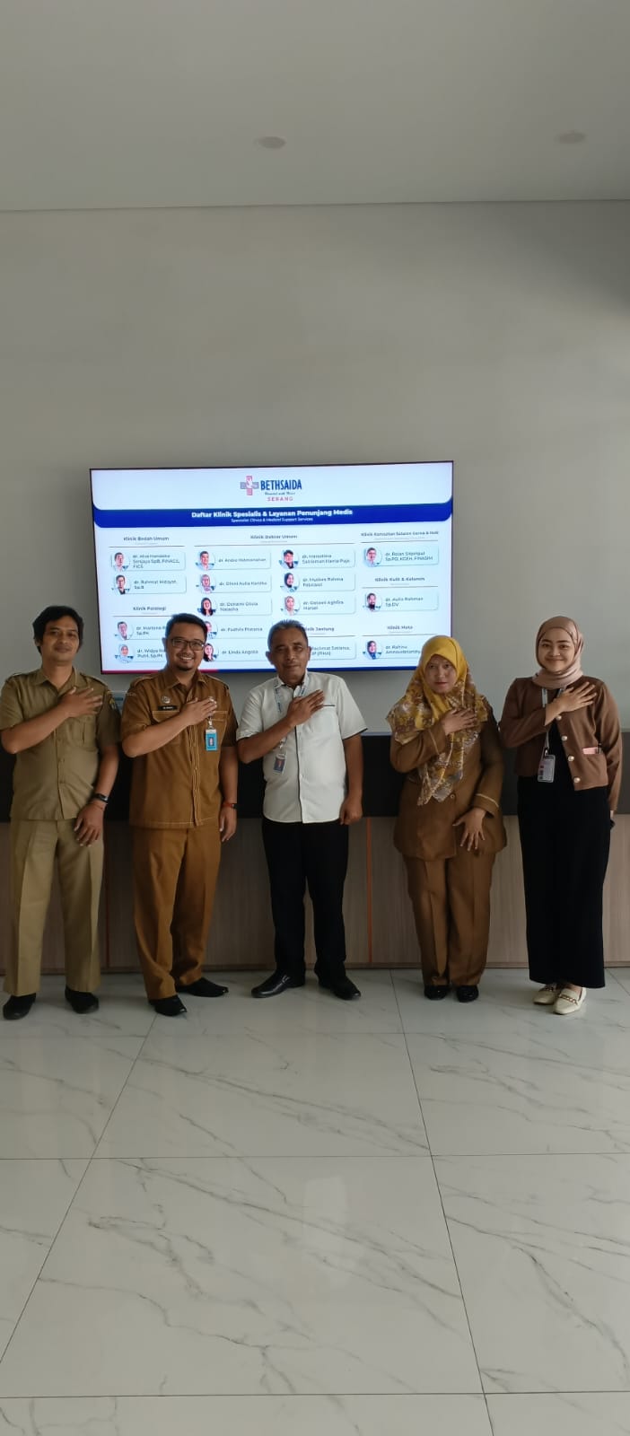 Silaturahmi Disdukcapil Kota Serang Dalam Rangka Kerjasama Inovasi Pelayanan RS Bethsaida