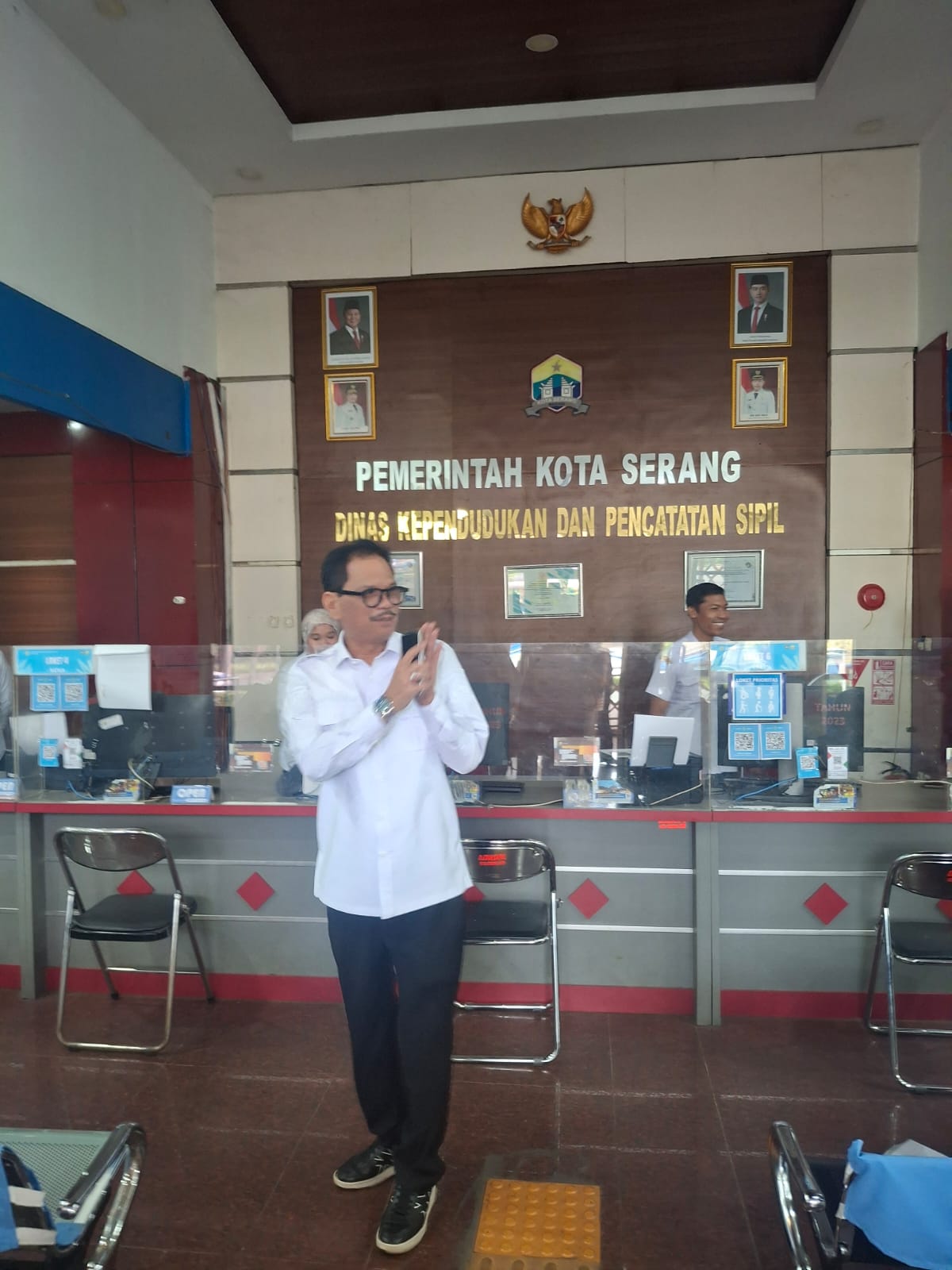 Pastikan Pelayanan Prima Pasca Lebaran, Setda Kota Serang Lakukan Sidak di Disdukcapil