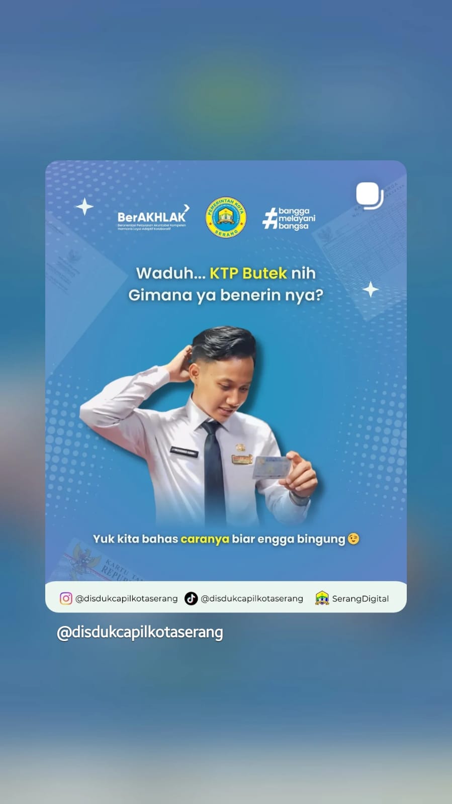 KTP Kamu Sudah Pudar, Buram atau Patah? Segera Ganti di Disdukcapil Kota Serang