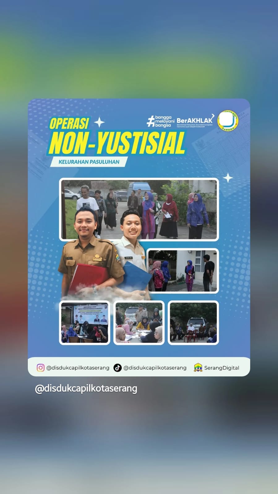 Bukan Razia Menakutkan! Disdukcapil Kota Serang Gelar Operasi Non-Yustisial di Kelurahan Pasuluhan