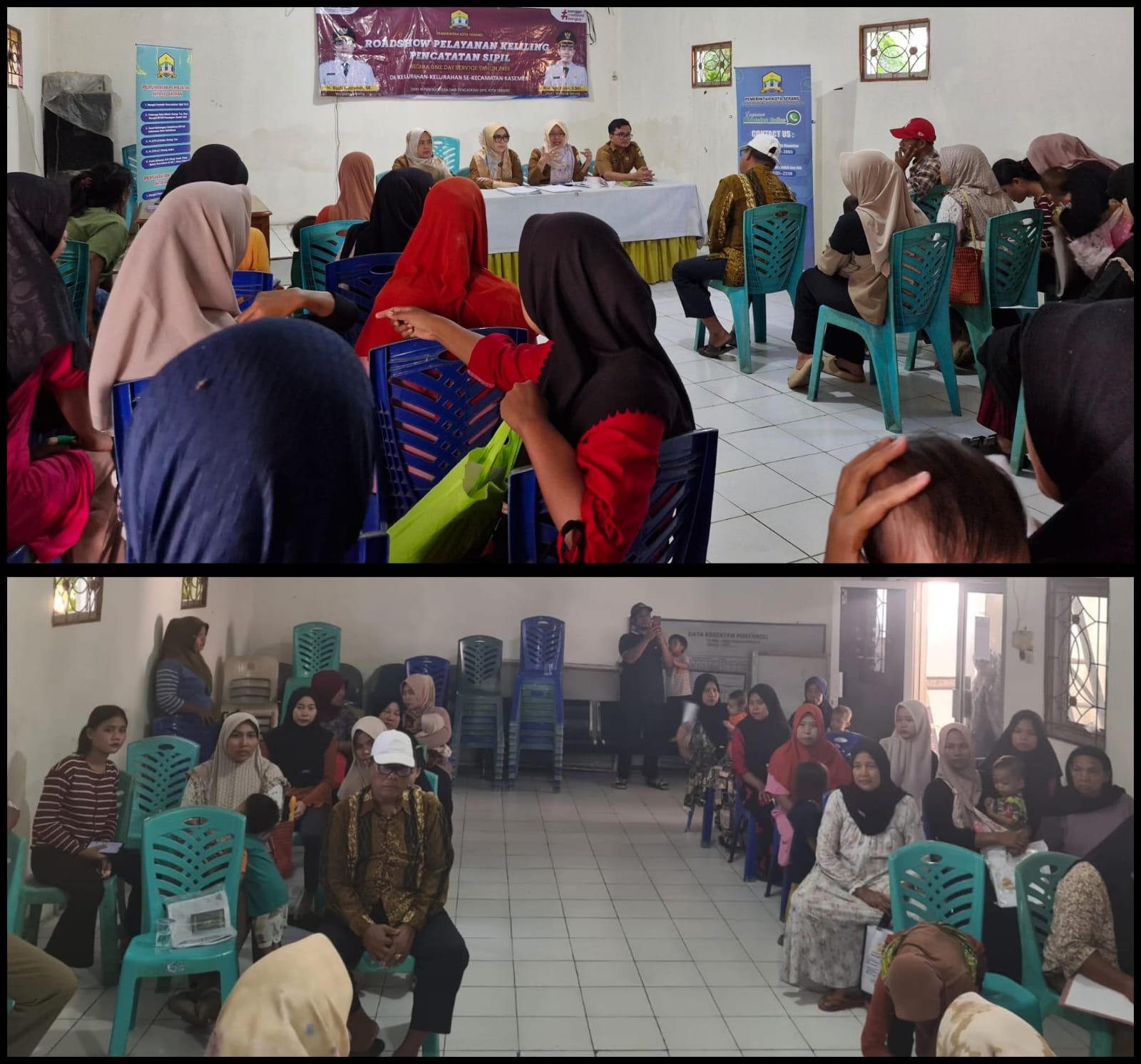 Disdukcapil Kota Serang Gelar Pelayanan One Day Service Catatan Sipil di Kelurahan Masjid Priyayi